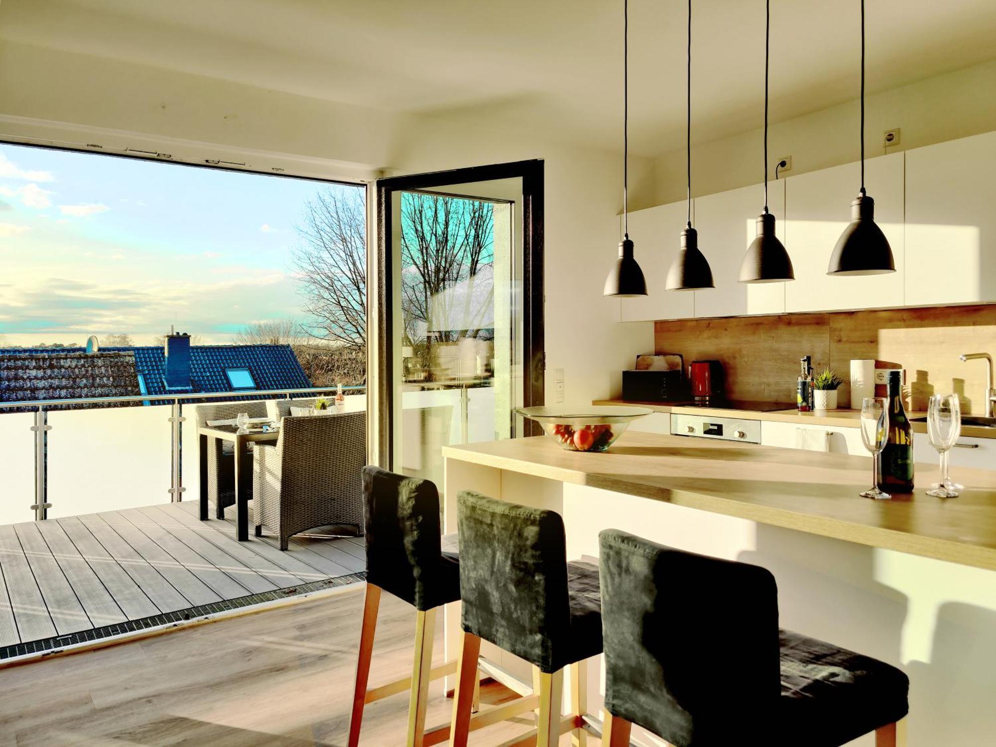 Penthouse Mit Whirlpool Bei Hannover Burgwedel  Exterior photo